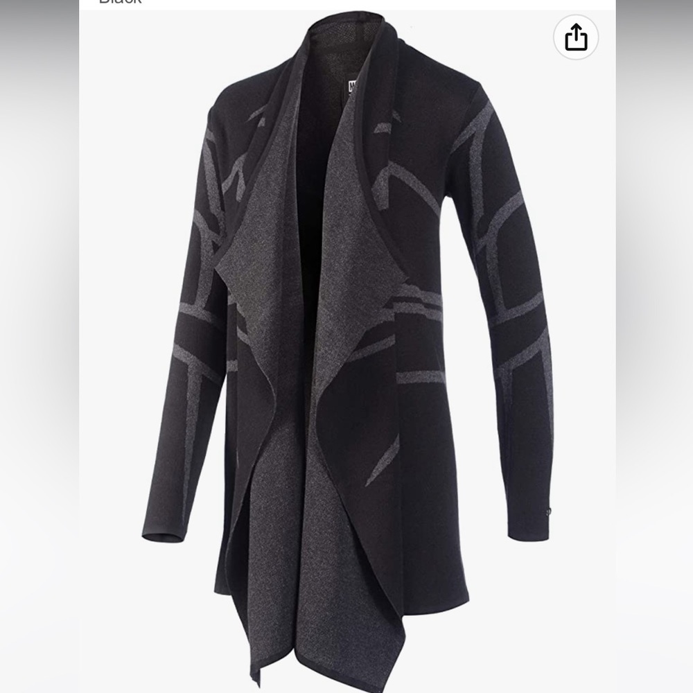 NWT Musterbrand BLACK Marvel Black Panther Cardigan
